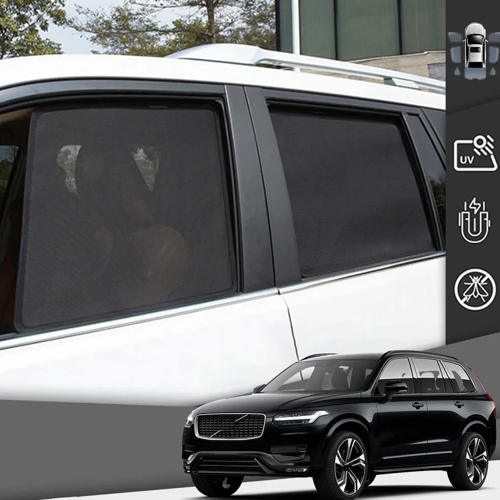 Parasol Coche Delantero Para Volvo Para XC90 Para XC 90 2ND 2015-2023 Parasol Parabrisas Delantero Y Trasero Marco Malla Cortina Lateral Parasol Ventana Parasol Luna Coche ( Talla : Front Windshield1