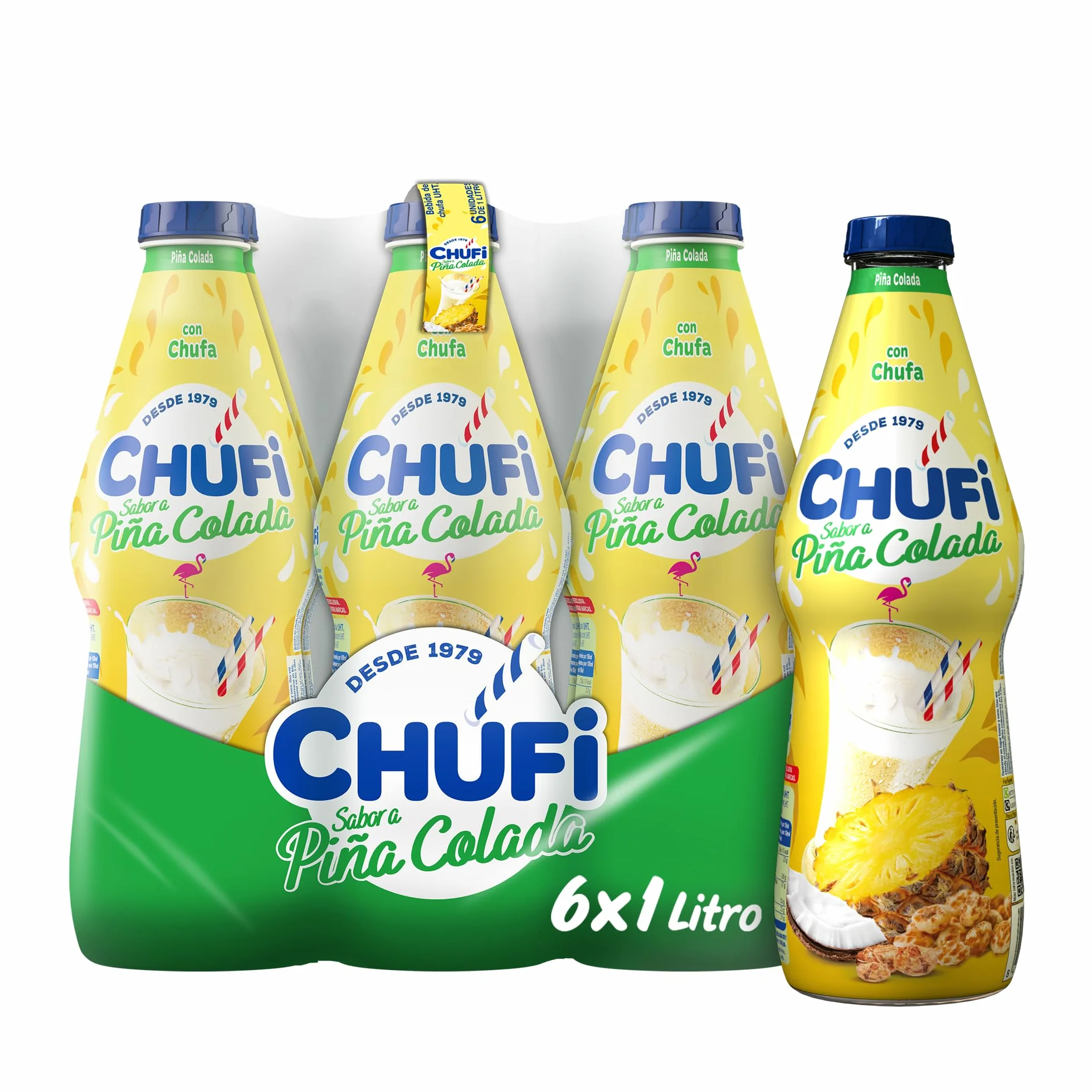 Chufi Horchata Piña Colada 1L - Bez Laktozy, Bez Glutenu, Wegański