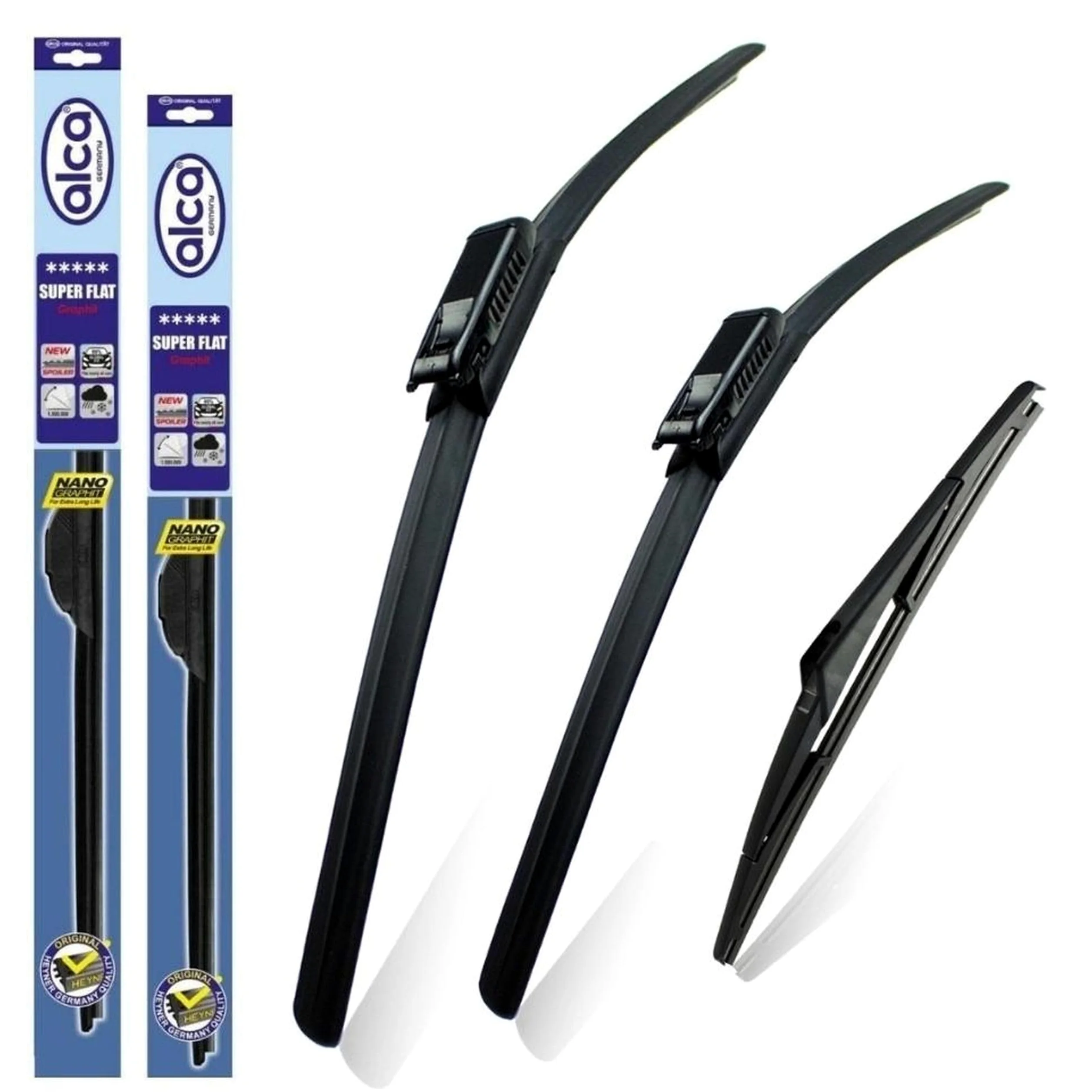 alca Escobillas limpiaparabrisas alemanas para Dacia Duster Sandero Jogger Logan (Dacia Duster 2018-2024 ASF2219BL11L)