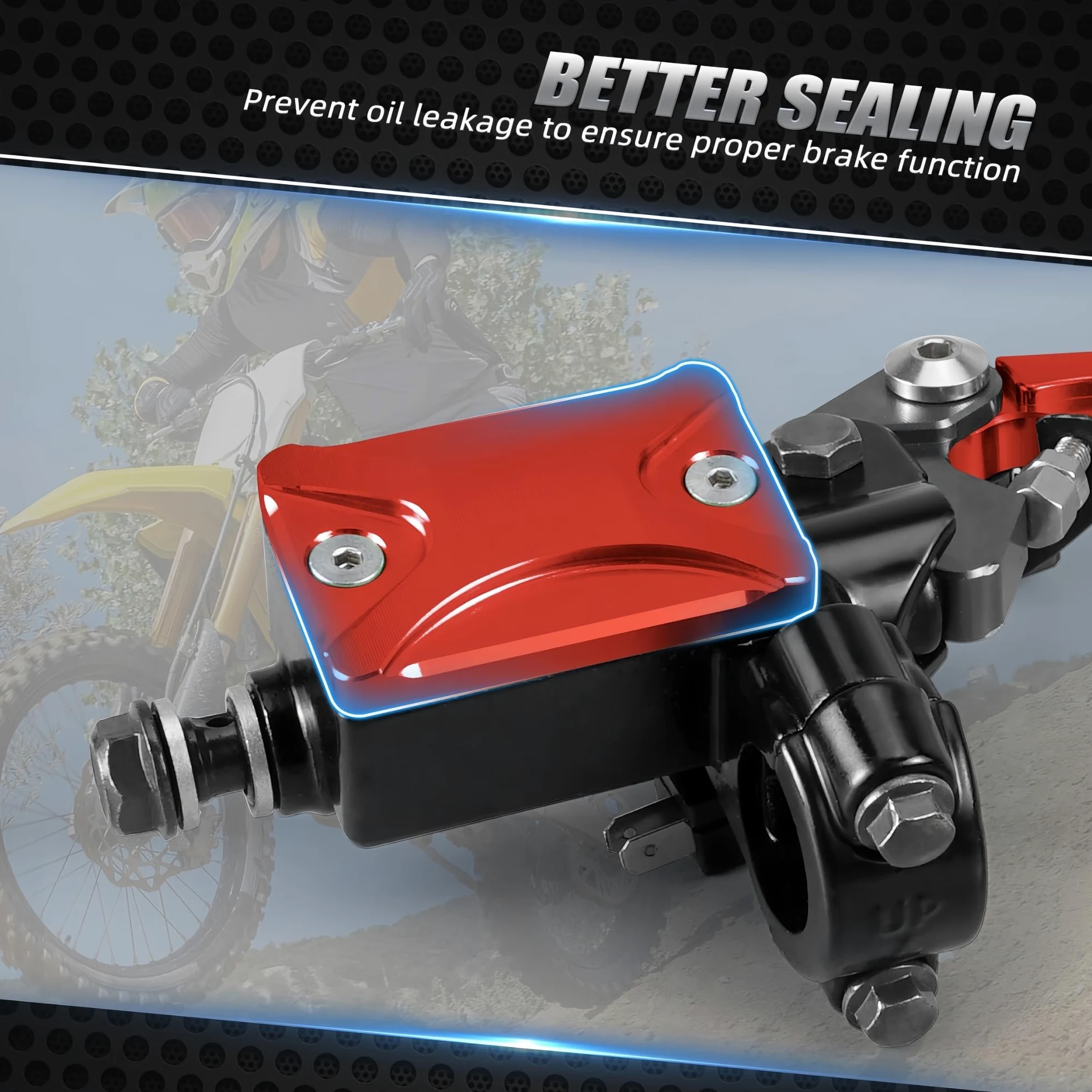 Palanca de embrague de freno Para Honda CRF250R CRF450R CRF125F CRF250X CRF450X CR80R Palanca de freno y embrague con cable(Negro)
