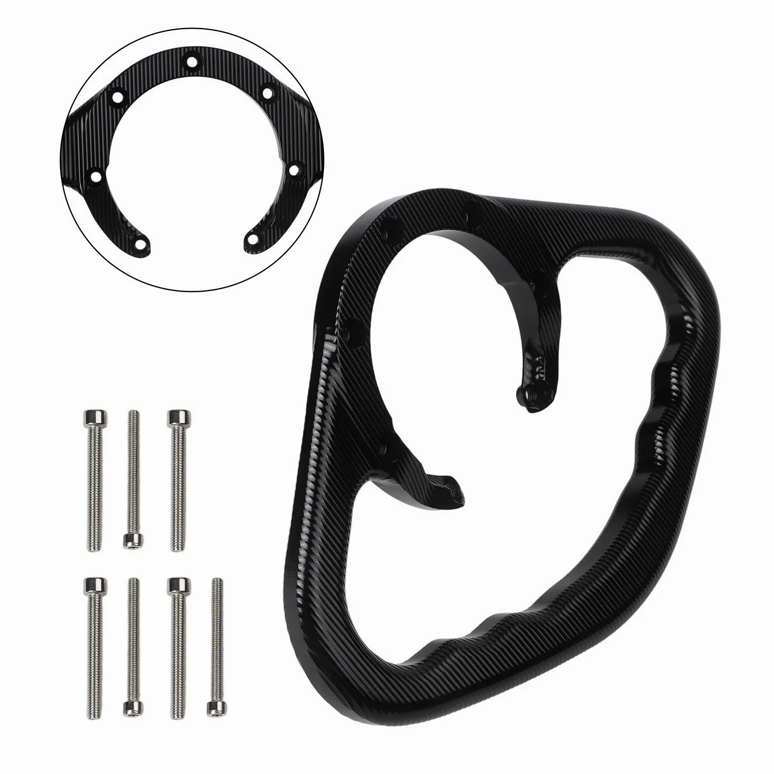 Barra de agarre para depósito de moto de aleación de aluminio CNC, mango para portaequipajes con agarre, apto para Honda CBR600 F4i/F4/F3/F2 (1991-2008), CBR900RR, CBR929RR, RC51, VTR 1000, CBR1000RR
