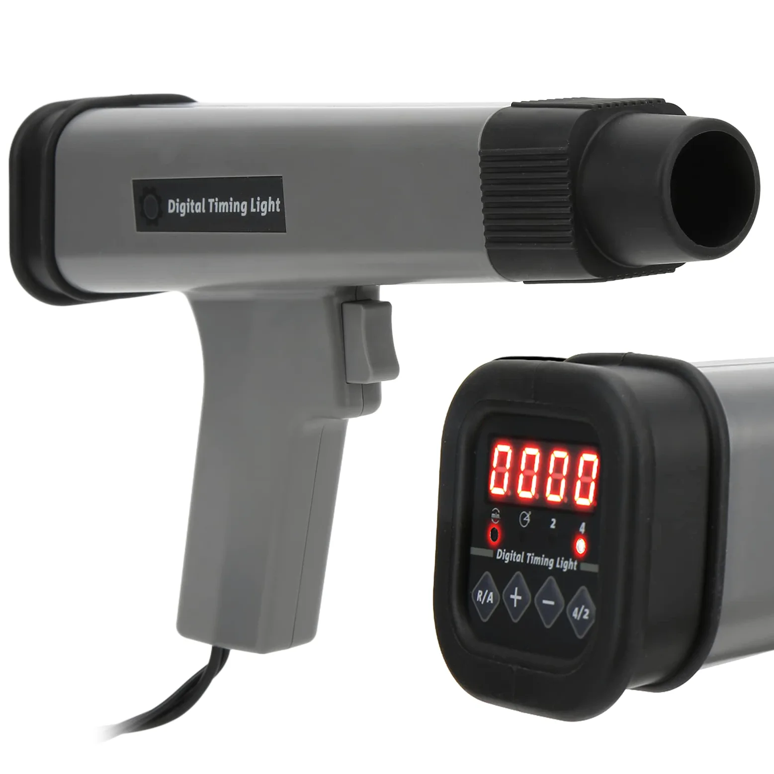 Luz de Sincronización de Encendido, Lámpara Estroboscópica de 12 V Luz de Sincronización de Motor Digital de Gasolina Inductiva, Pantalla Digital Detección de Automóvil de Motor de Reparación Portátil