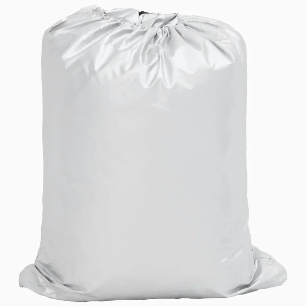 Mangloder - Funda de coche para sedán XXL con correa de hebilla, color plateado, protección completa, resistente a la intemperie, resistente a los rayos UV, protección contra el polvo, protección