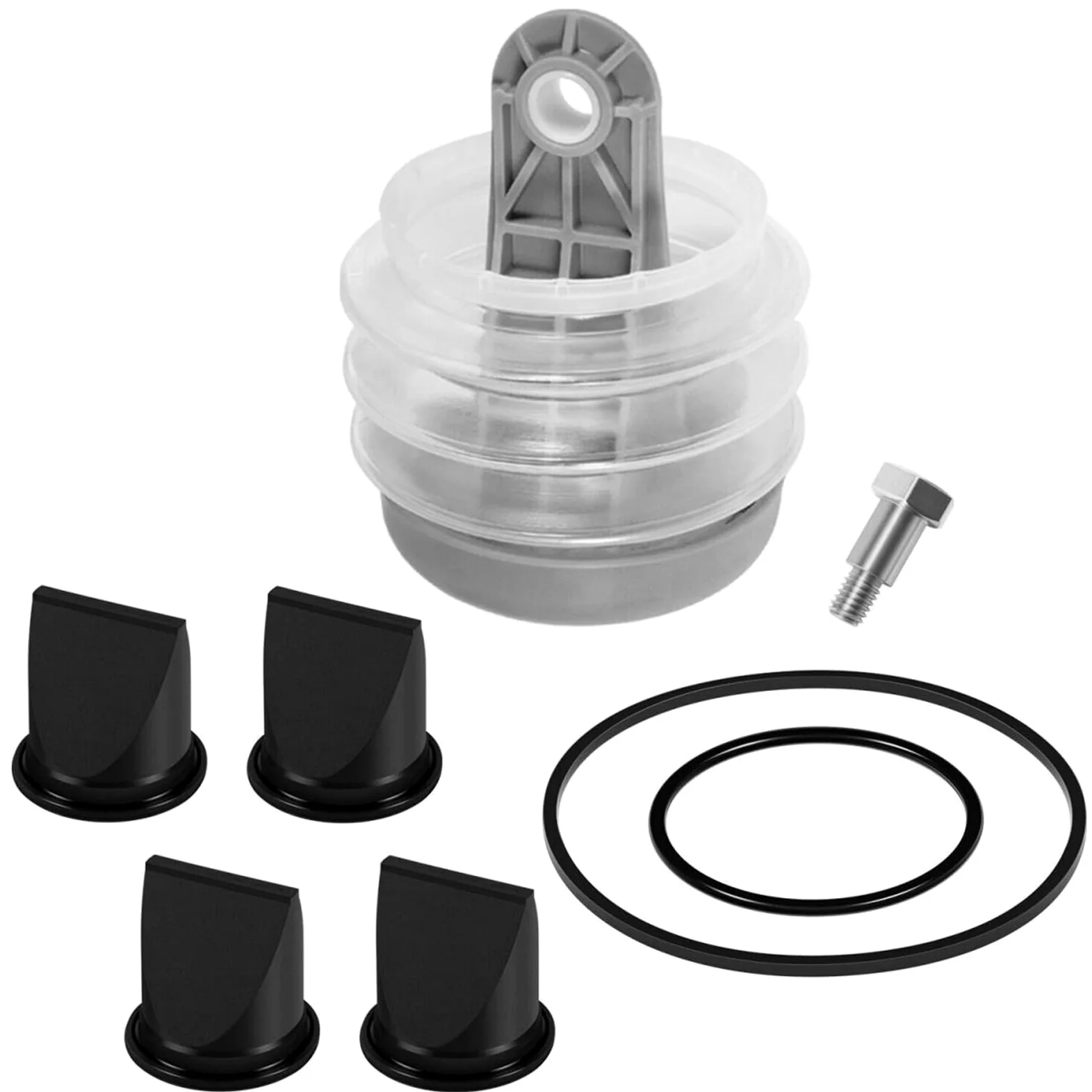 Kit de Fuelle de Bomba Kit de Junta Tórica de Válvula de Pico de Pato para Bomba de Vacío Kit de Instalación Eficiente Serie S T J VHT VG