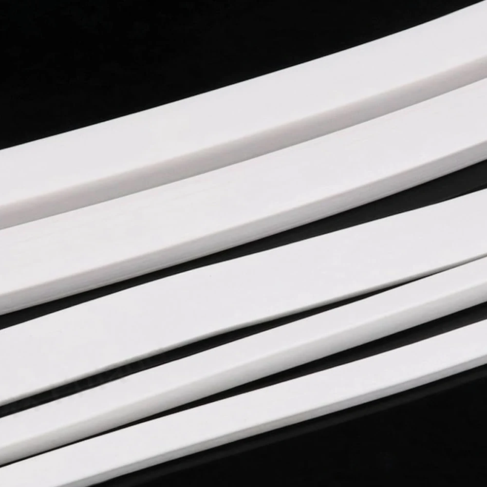 Tira de sellado de goma de silicona cuadrada, tira de sellado de espuma de silicona de varios tamaños, 5 m, resistente a altas temperaturas for puertas y ventanas(10x20mm)