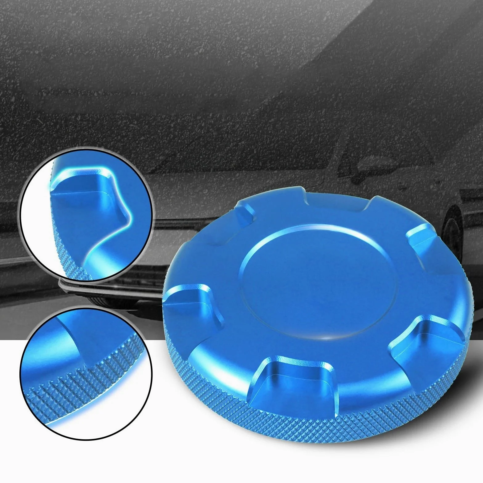 IBNA Coche OEM 3C0121321 Tapa del Radiador De Refrigerante para A3 8V 8Y S3 8V TT RS3 8Y Q3 Accesorio(Azul)