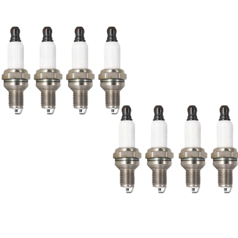 2-8 bujías compatibles para motosierras y cortacéspedes con número de Pieza 979 RDZ4H T04 A7RTF. Repuesto de posventa. 2 Piezas con Caja.