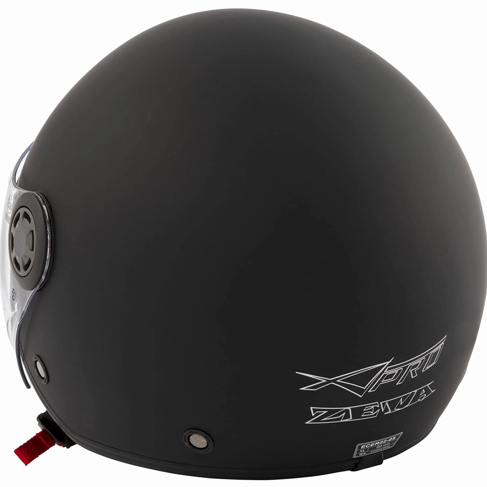 Casco Jet Scooter Moto ECE 22 06 Holomogado Visera Larga Transparente Parasol