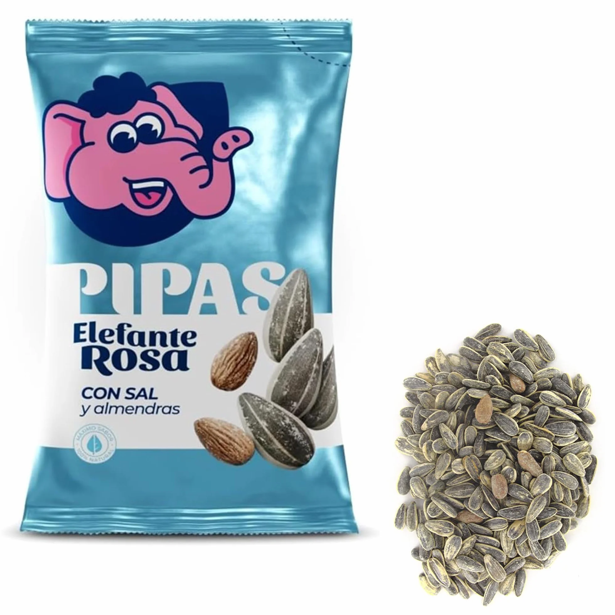 El Elefante Rosa Pack Especial 19 Bolsas Pipas Girasol Revoltillo Frutos Secos Almendras Tostadas Aperitivo