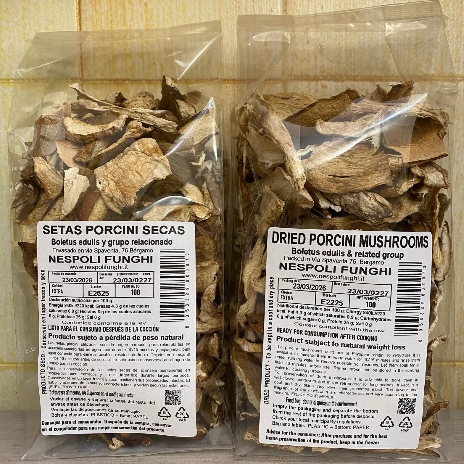 Boletus secos 100 g calidad extra – Setas gourmet
