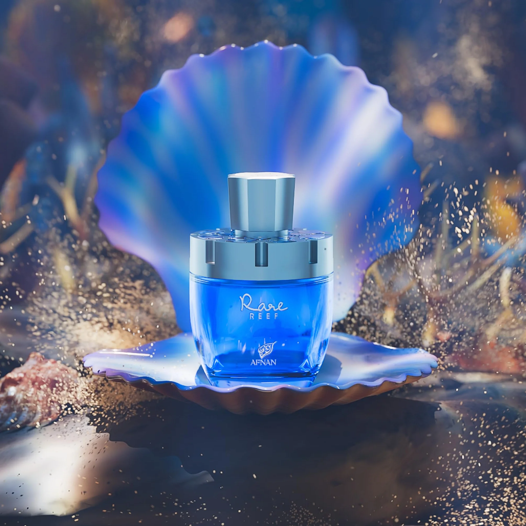 Afnan Rare Reef Perfume Unisex Extrait de Parfum, 3.4 Fl. Oz (100 ml)