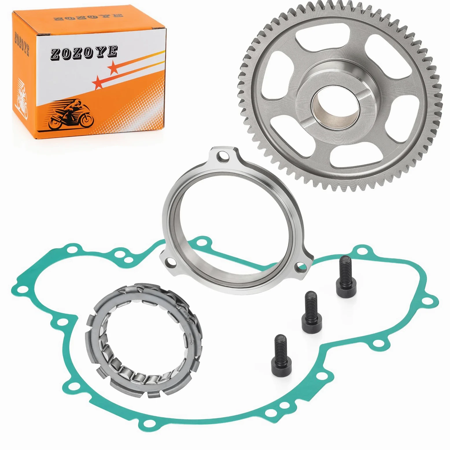 Kit de juntas de engranaje loco de embrague de arranque de rodamiento unidireccional para Polaris RZR 900 XP 2011-2012 RZR 900 XP 4 2012 6230467 1204184