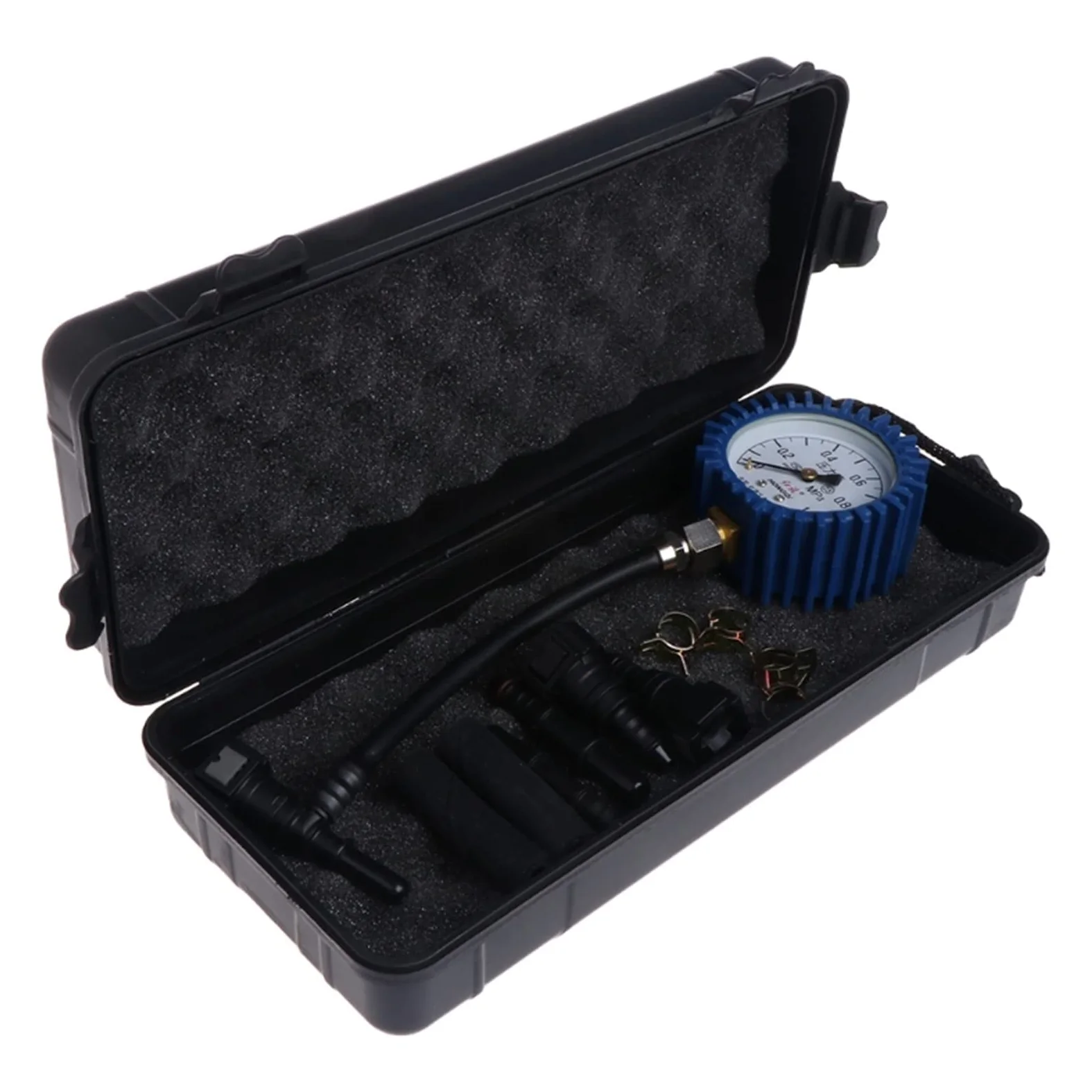 Medidor de presión de Combustible para Motocicleta y Coche de 0-1MPA, medidor de presión de Gasolina para Coche, Herramienta de Prueba con Conector de 7,89 y 9,49mm
