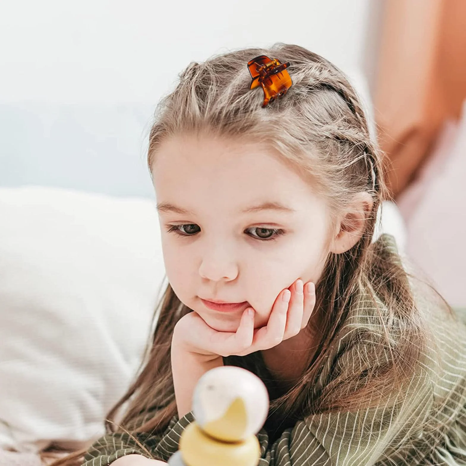 Blooms Pinzas Pelo Mujer 6 Piezas Antideslizantes Hair Clips Negro y Marrón