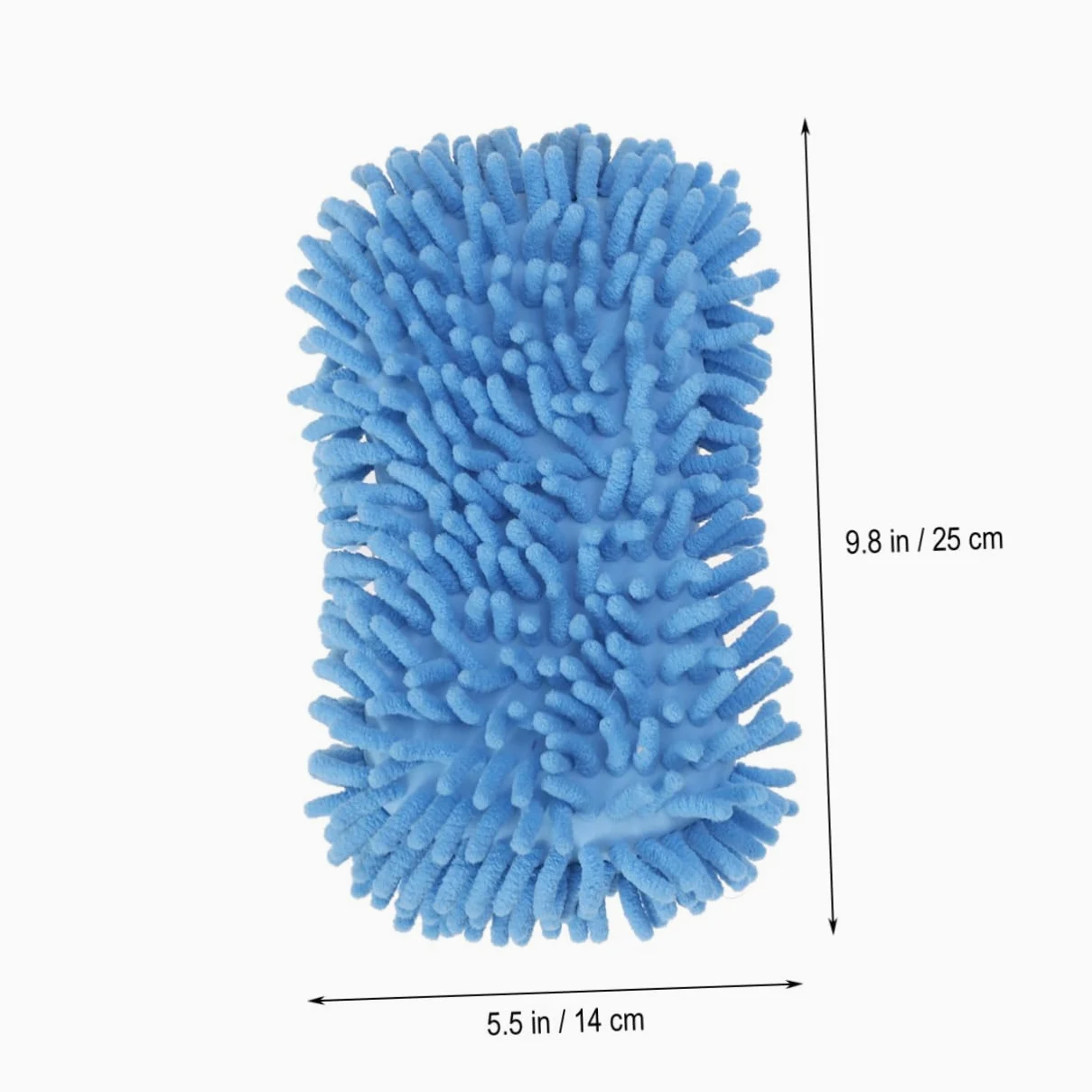 Mipcase 6 Piezas Guantes de Lavado para Coche de Microfibra Ultrasuave Absorbentes y Delicados para Limpiar Tapicería y Carrocería Unidades Azul Multifuncional Vehículos y Hogar