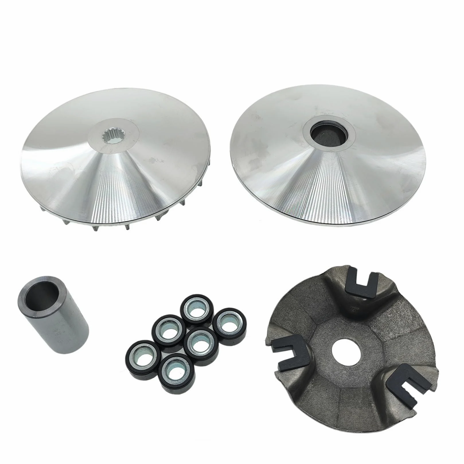 Variador para NMAX125 NMAX150 NMAX155 XMAX125 MBK OCITO N-MAX NMAX Xmax TRICITY 125 155, Rodillo de Montaje polea Facial | One Set