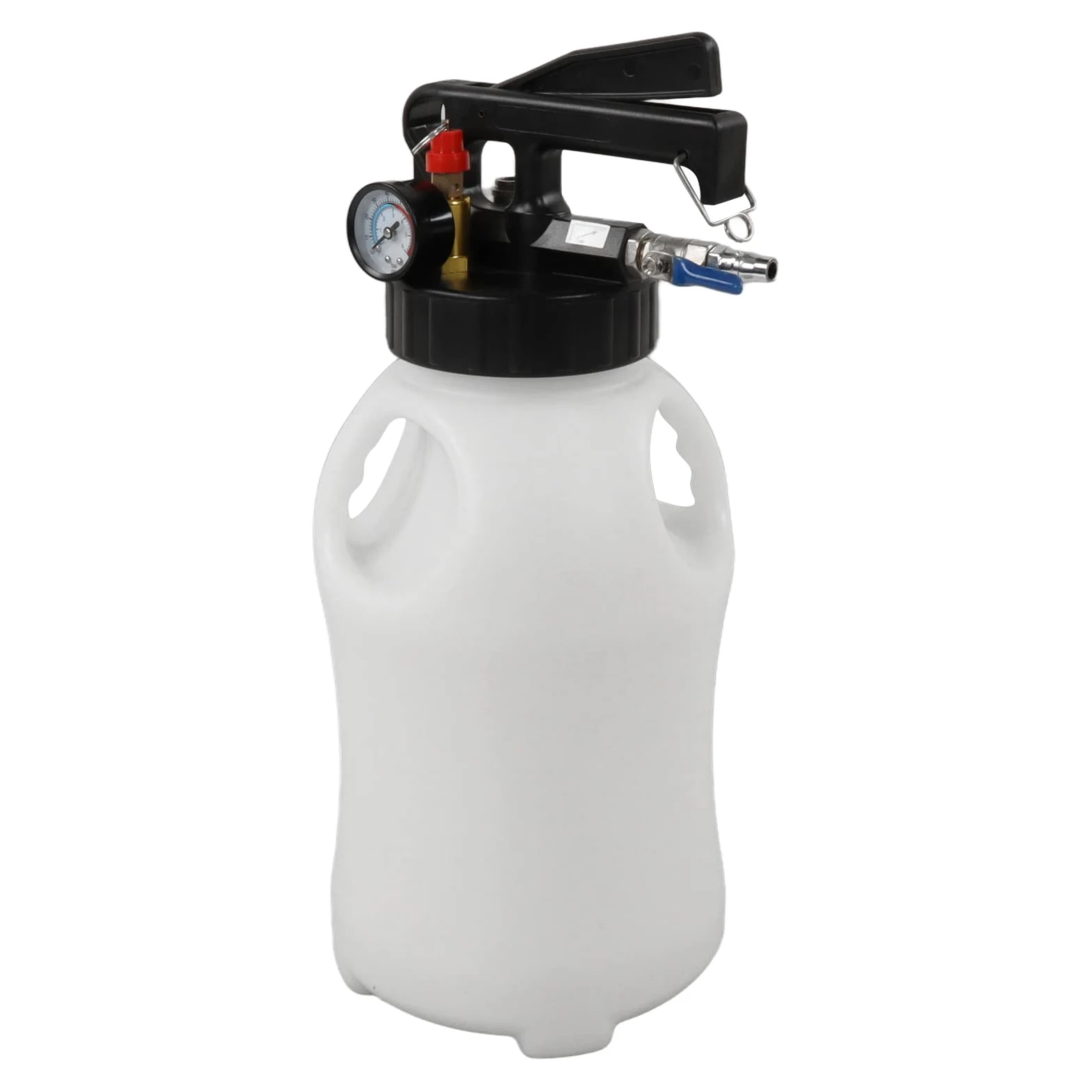 Ejoyous Herramienta Neumática de Recarga ATF de 6L, Extractor y Dispensador de Aceite Metálico con 13 Adaptadores para un Eficiente del Líquido de Transmisión