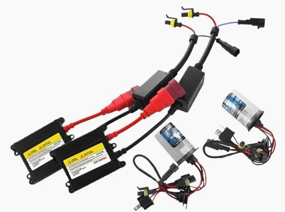 HID Xenón Balasto Kit De Balasto De Bombilla De Faro De Xenón HID De 55W H7 para Coche 65W 12V H1 H3 H11 H7 4300k 6000k para A4 para A6 para Accent Xenón HID Lastre(35W Kits,6000K_H1)