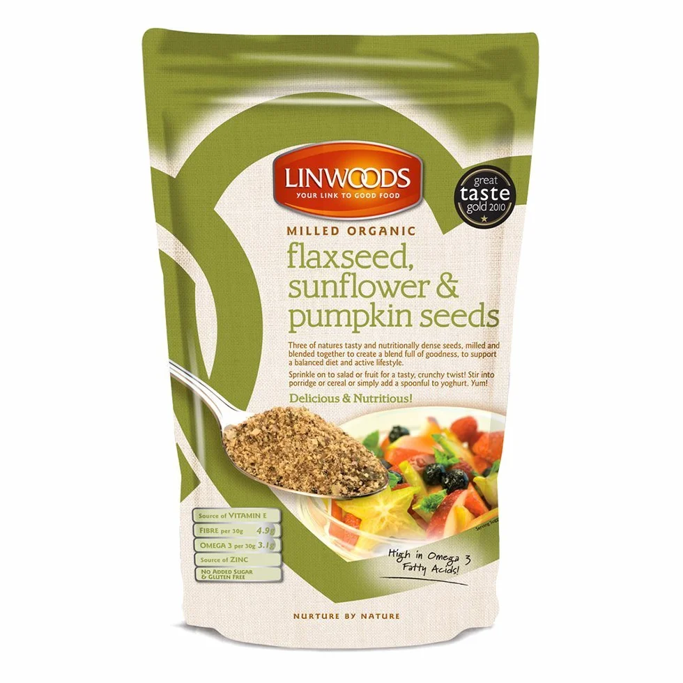 Linwoods Semillas De Girasol Y Calabaza Semillas De Lino Orgánico Molidas 200g Paquete de 2