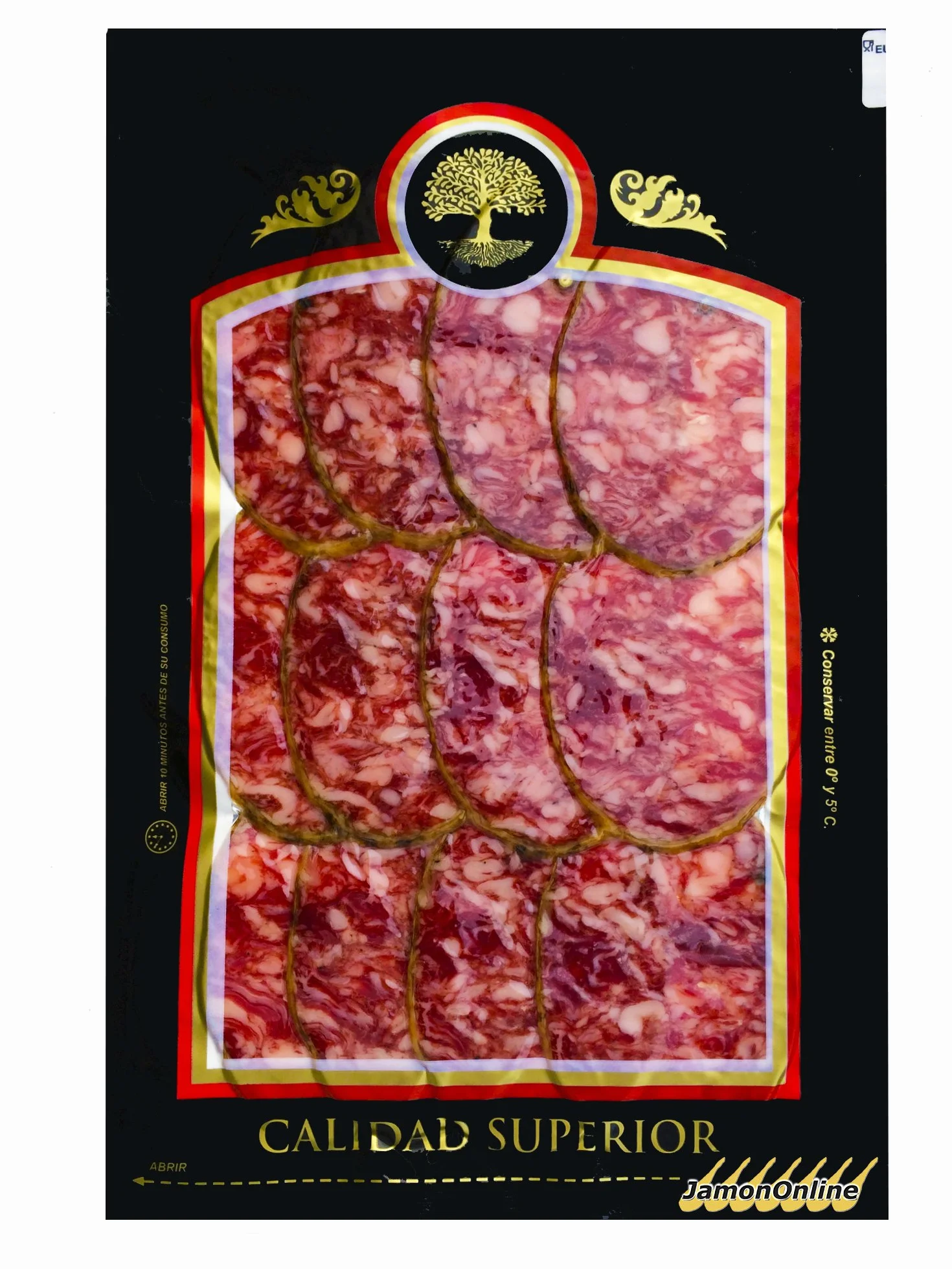 Lote Degustación Jamón de bellota Lomo Cecina Chorizo Salchichón Queso Oveja 100g