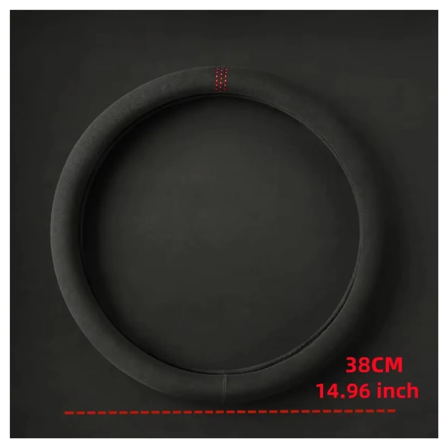 Fundas para Volante De Coche Funda Gamuza Volante Coche Ultrafina Antideslizante Redonda Transpirable Todas Las Estaciones(Blue-D)