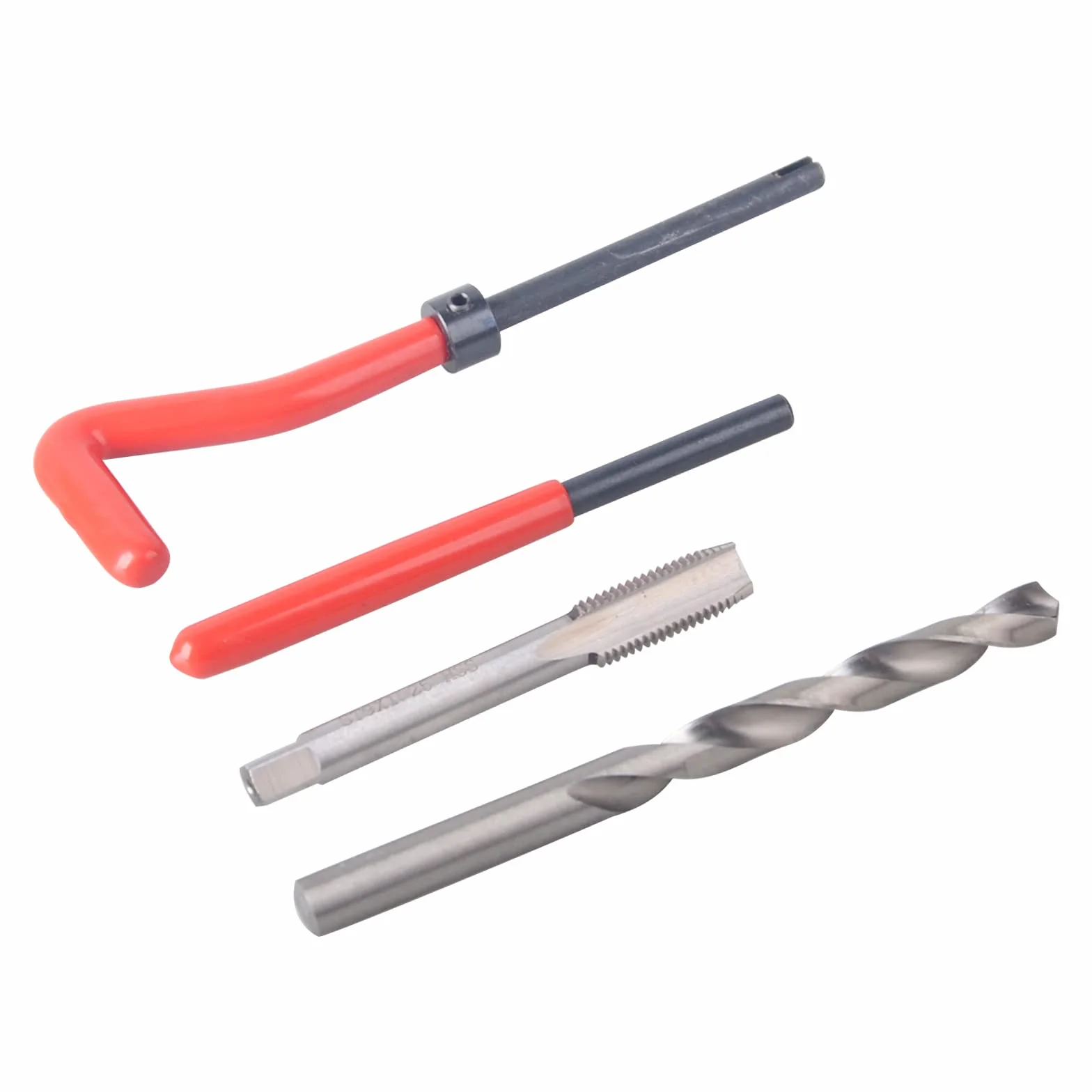 DAYUAN Kit de reparación de roscas M9 x 1,25 mm Helicoil Restauración herramientas de reparación de rosca, kit de inserción de alambre, juego de herramientas manuales compatibles para reparación de