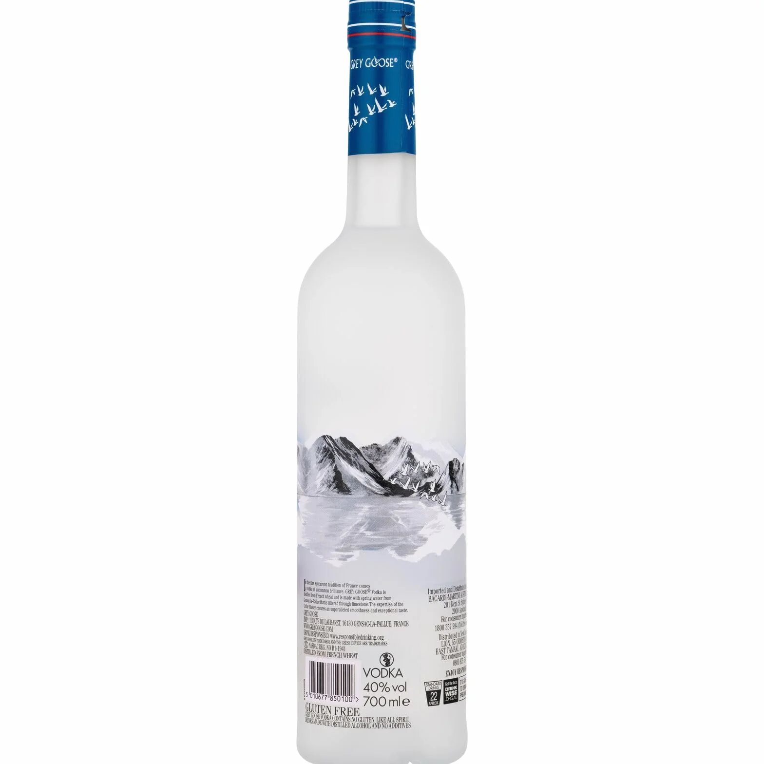 GREY GOOSE Vodka Prémium Francés 40% vol. 70 cl 700 ml