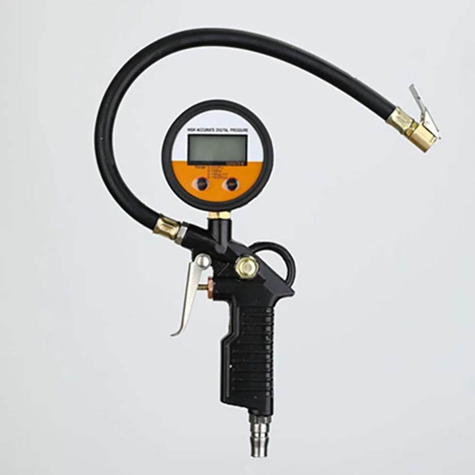 Manómetro para neumáticos, Detector de presión neumáticos, pistola aire carga, for mantenimiento(A3)