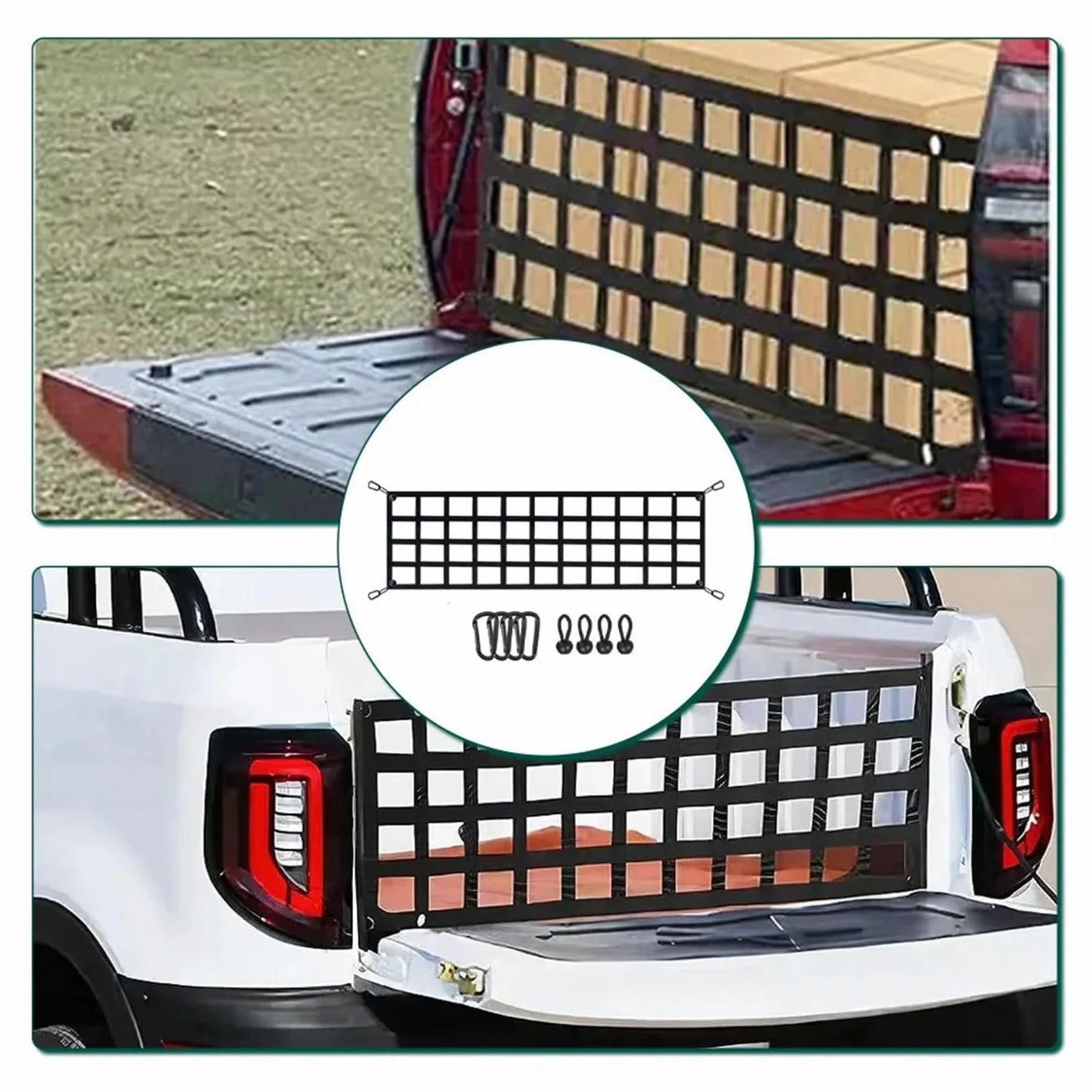Red Maletero de Coche Red de Carga for Coche | Organizador de maletero, pantalla de protección UV, almacenamiento, compartimentos for camioneta, malla