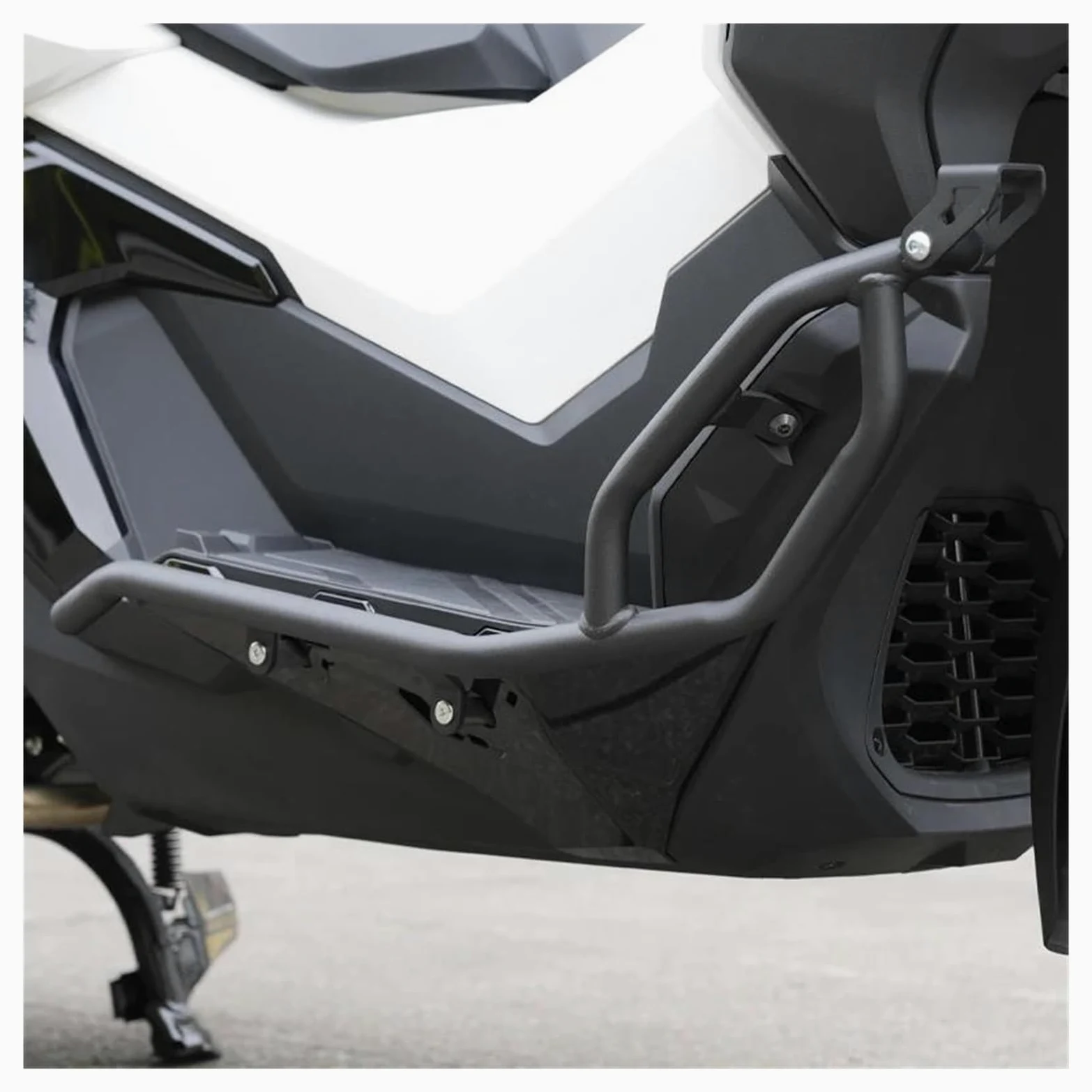 Barra Protectora Motocicleta Kit Protección Anticaída Parachoques Protector Barra Choque Motocicleta para ADV350 ADV 350 2025 2026(Negro-Solo Inferior)