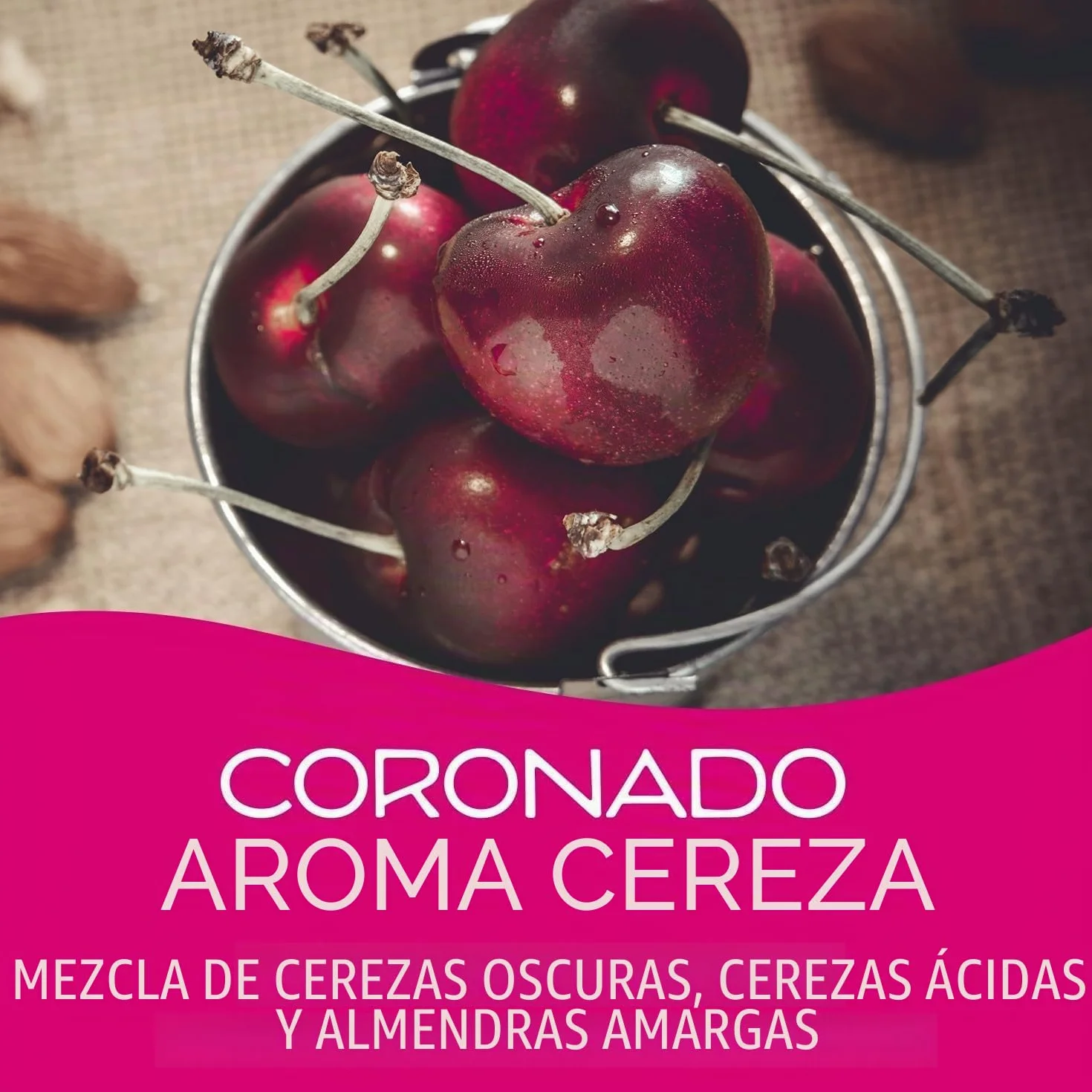 California Scents Ambientador de Coche en Lata - 4 Pack - Fragancia Duradera de Cereza (hasta 30 Días) - Control de Intensidad de Olor para un Ambiente Fresco y Personalizado en tu Coche, 42g
