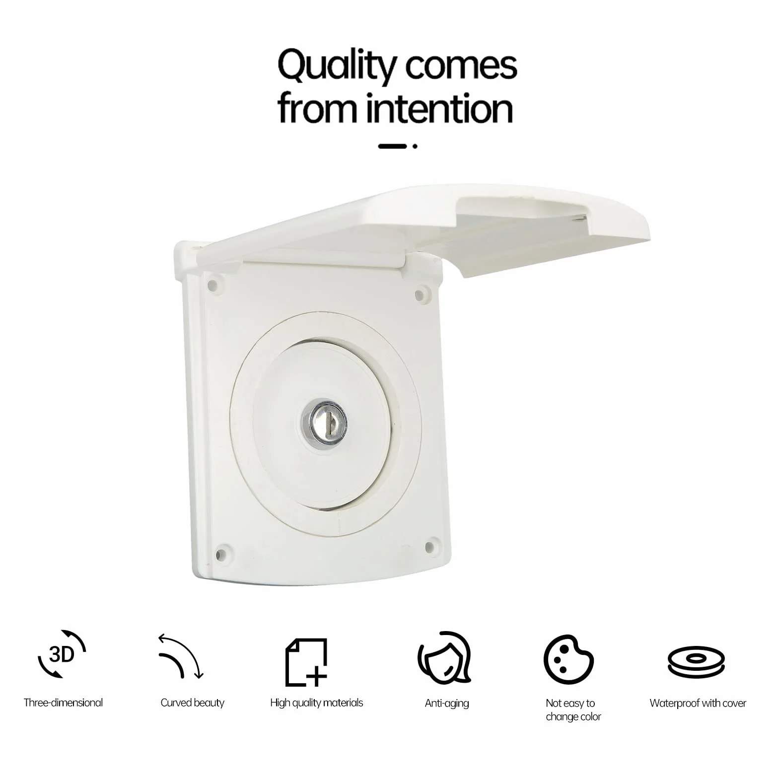 Entrada de rv, tapa de agua bloqueable grado de ingeniería asa ip44 equipo de tanque de llenado de entrada impermeable a prueba de fugas con 2 llaves para autocaravana camping remolque caravana barco
