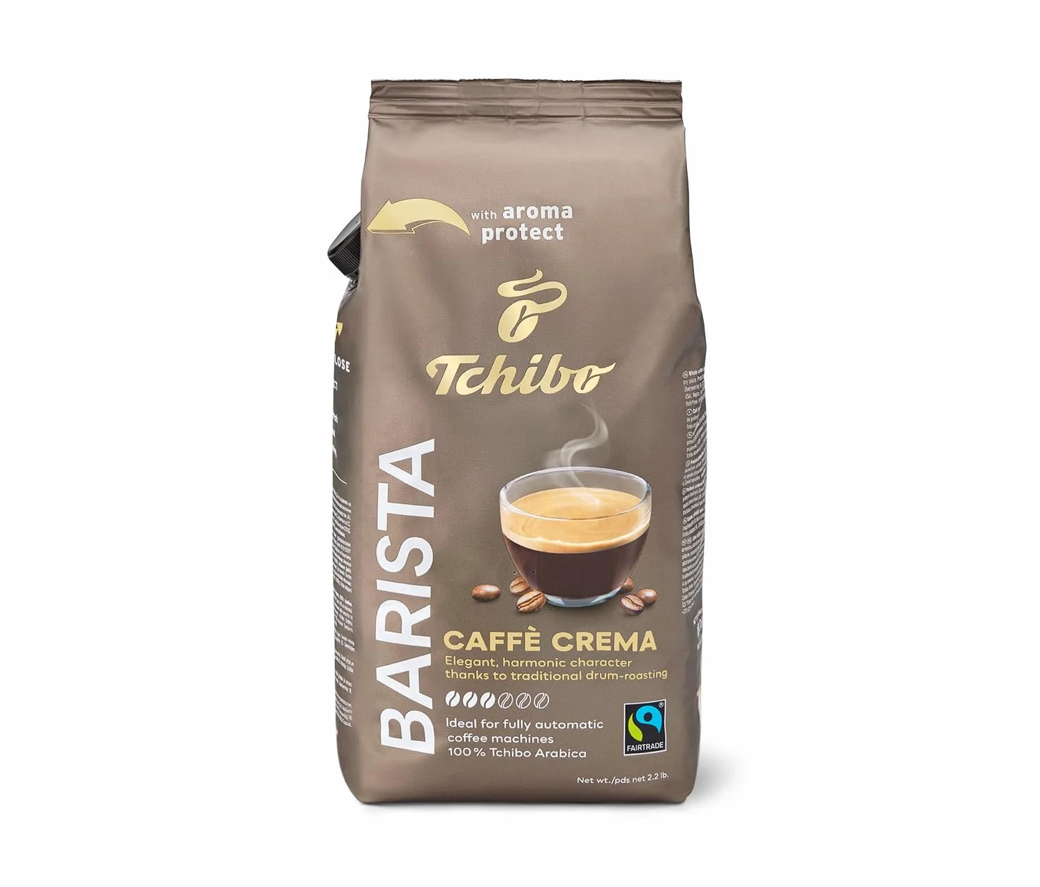 Tchibo Barista Caffè Crema café en grano 1 kilo