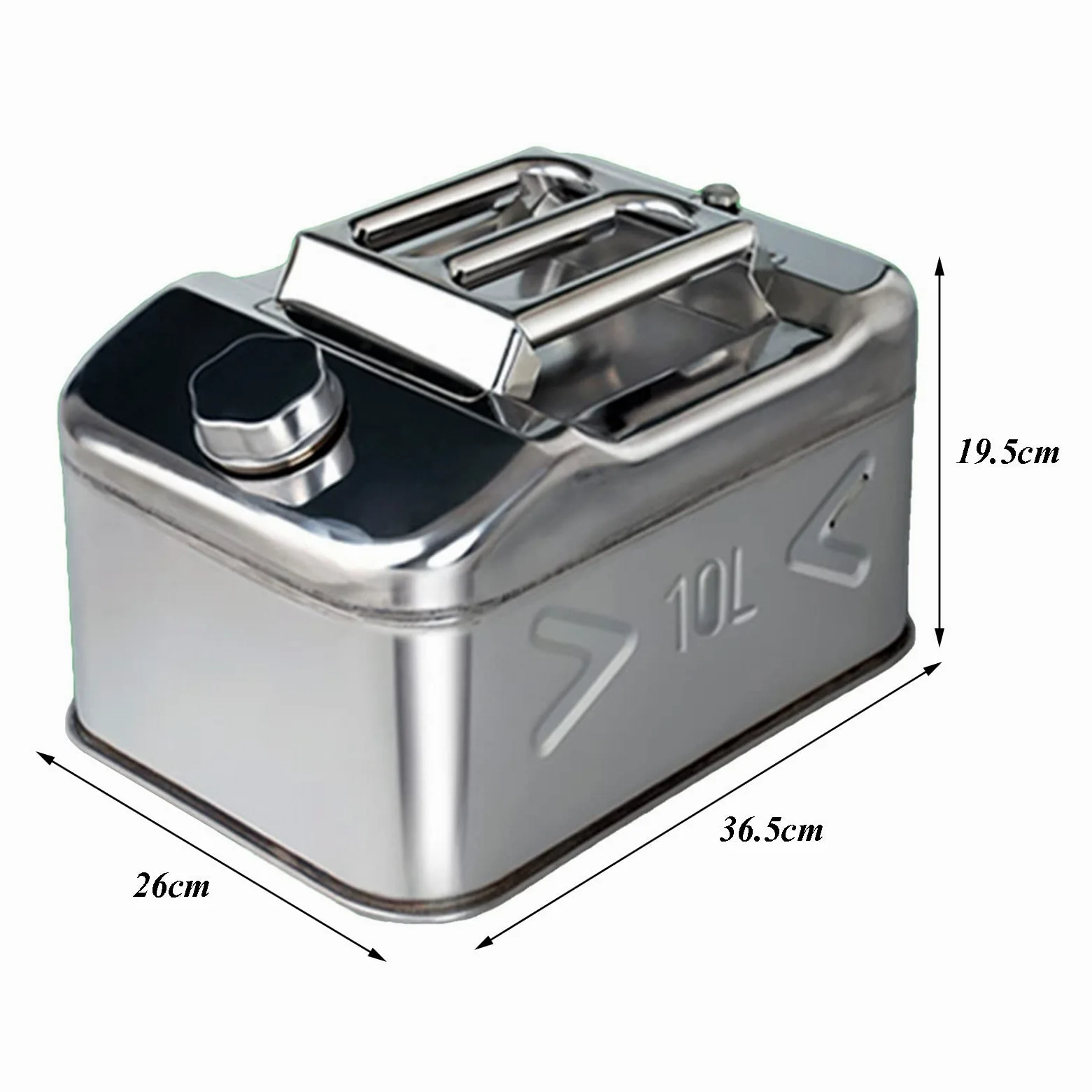BHBXZZDB Lata de Gasolina Metal Gasolina Recipientes para Gasolina Lata de Metal para Gasolina Garrafa de Combustible Boquilla flexib 10L/15L/20L/25L/30L