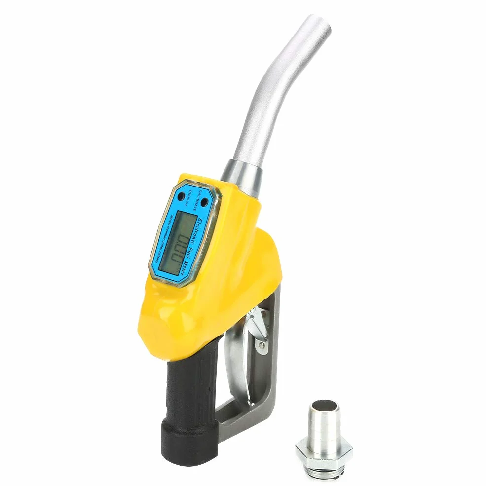 Boquilla De Combustible Digital Manual De Aceite De Combustible De Queroseno Diésel Boquilla De Combustible De Pistola Boquilla De Combustible Manual con Medidor De Flujo