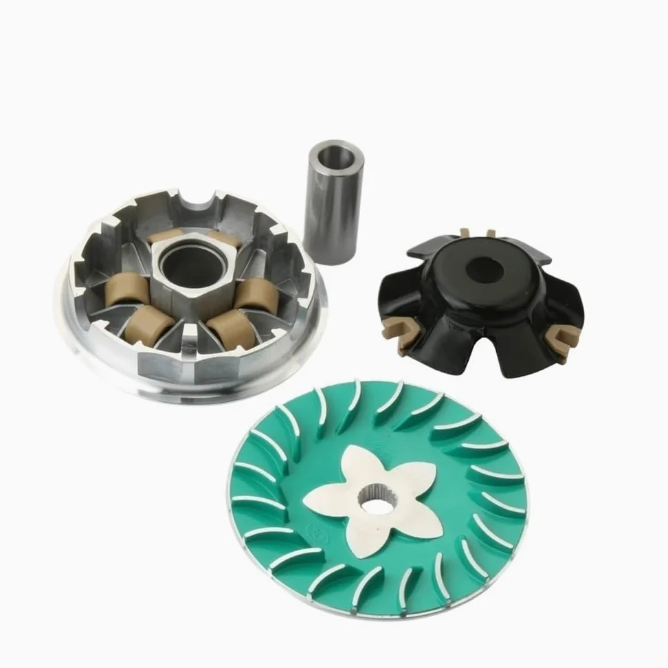 Accesorios Kit de variador de 170 cc/Peso del deslizador: 12,5 g. Compatible con motores GY6 de 4 tiempos de 125 cc, 150 cc, 152QMI y 157QMJ.