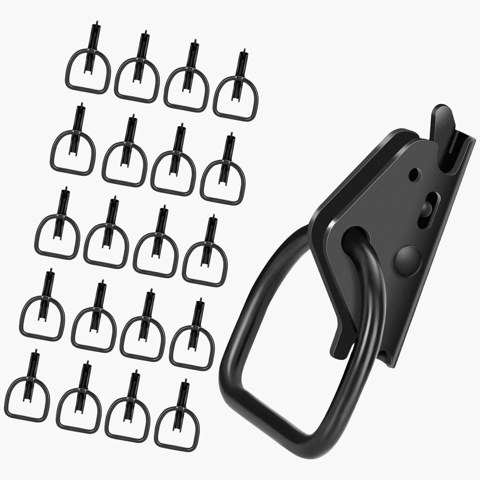 10/20 anillos E Track D anclajes de amarre para motocicletas seguras en remolques, camionetas, camiones, accesorios de pista de metal