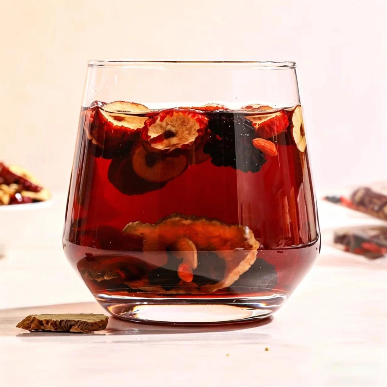 Ginseng Five Treasure Tea, Energy & Daily Balance, Mulberry, Goji Berry, Red Date (2pc)