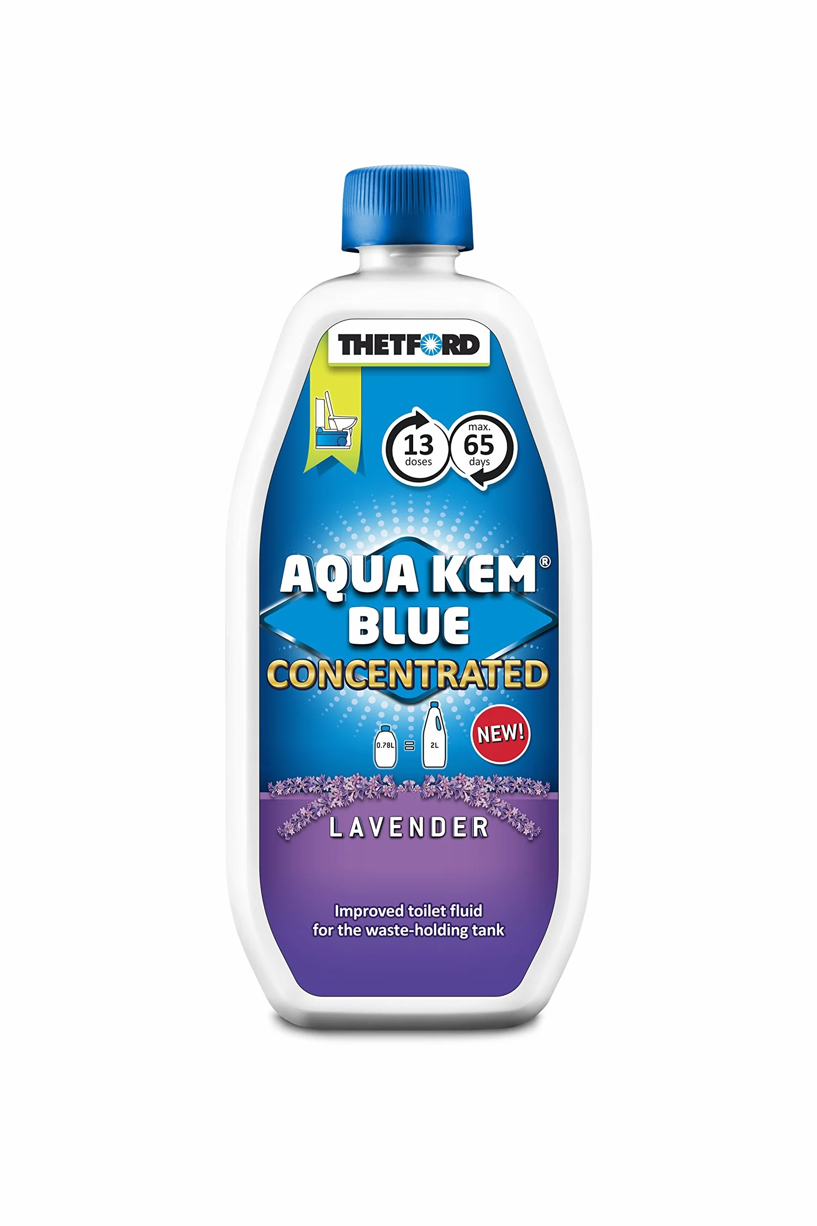 Thetford 30625 CQ Aqua KEM Blue Lavender Concentrated