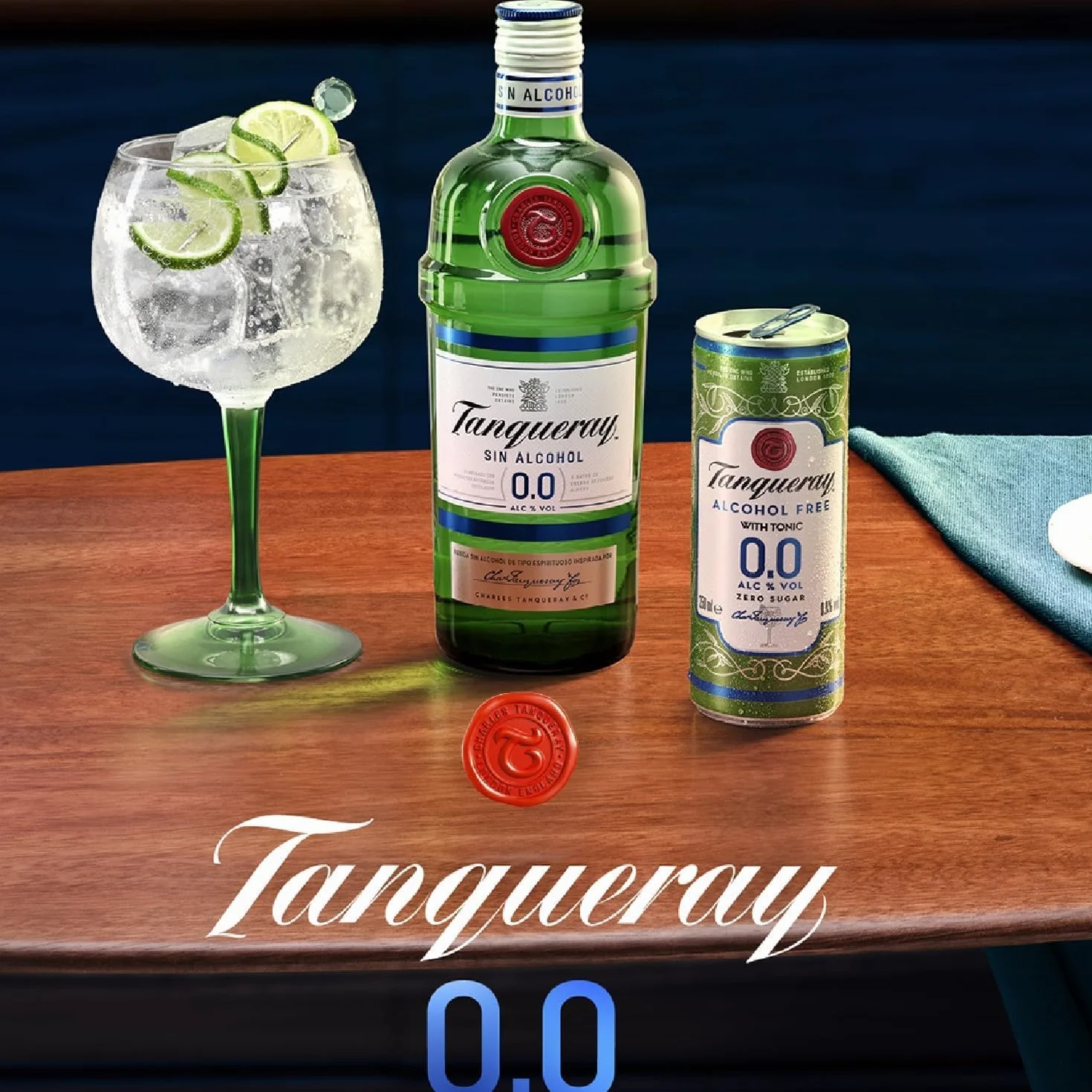 Tanqueray Ginebras 00 y Tonic 250 ml x 12