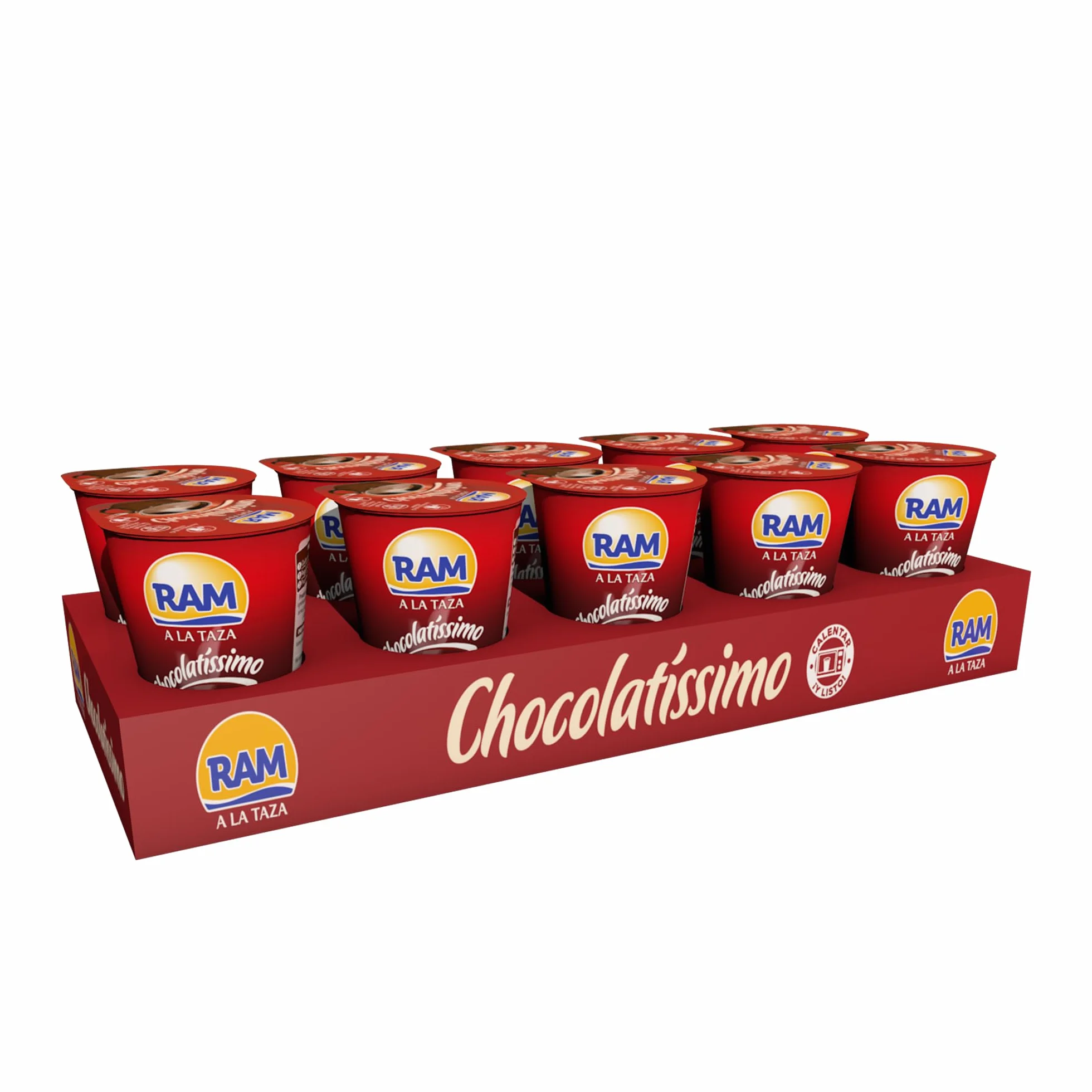 Chocolatíssimo Chocolate RAM vaso 200ml Caja 10 uds