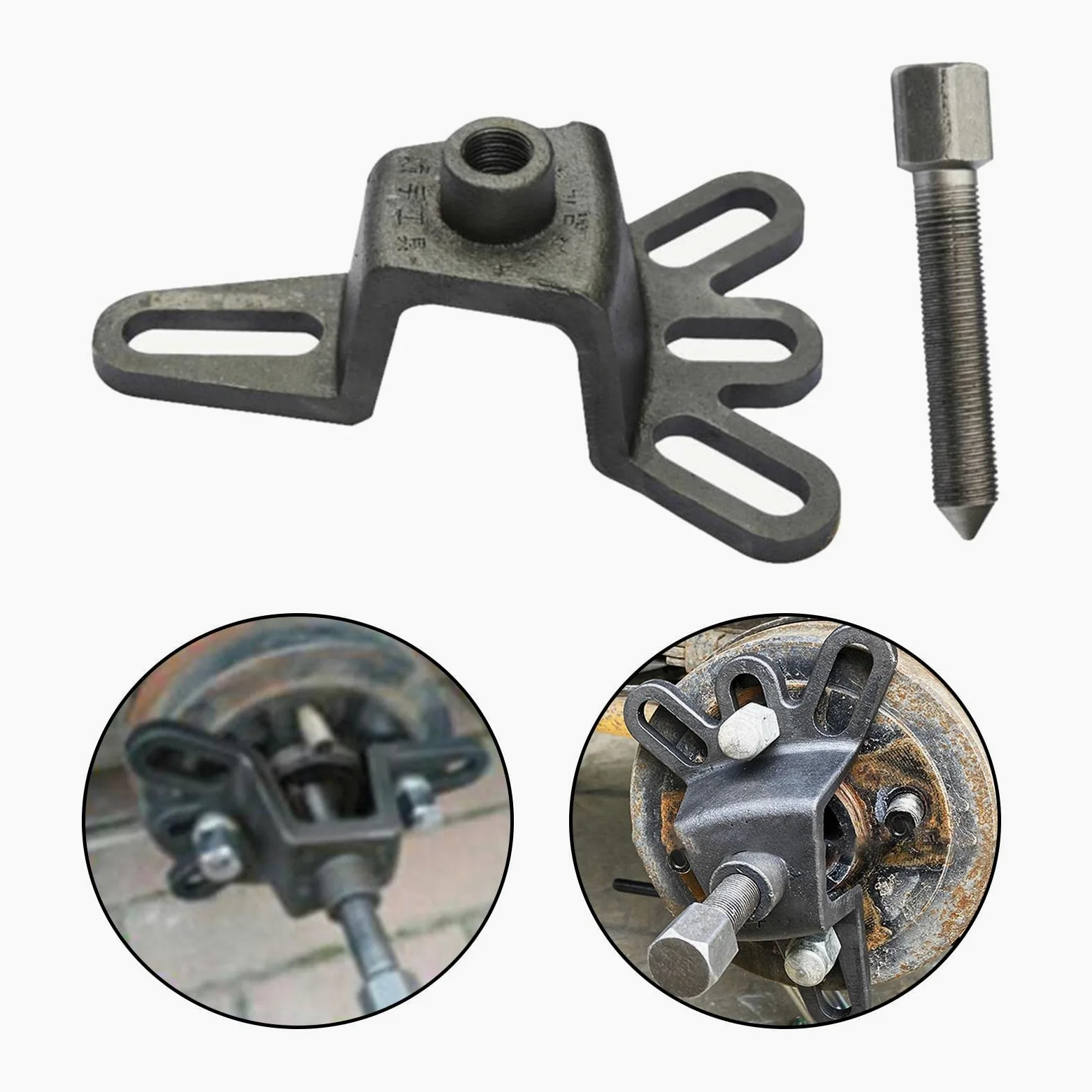 Extracción de Tambor de 4 Agujeros, Kit de Extractor Trasero de Extractor Eje Trasero Ligero