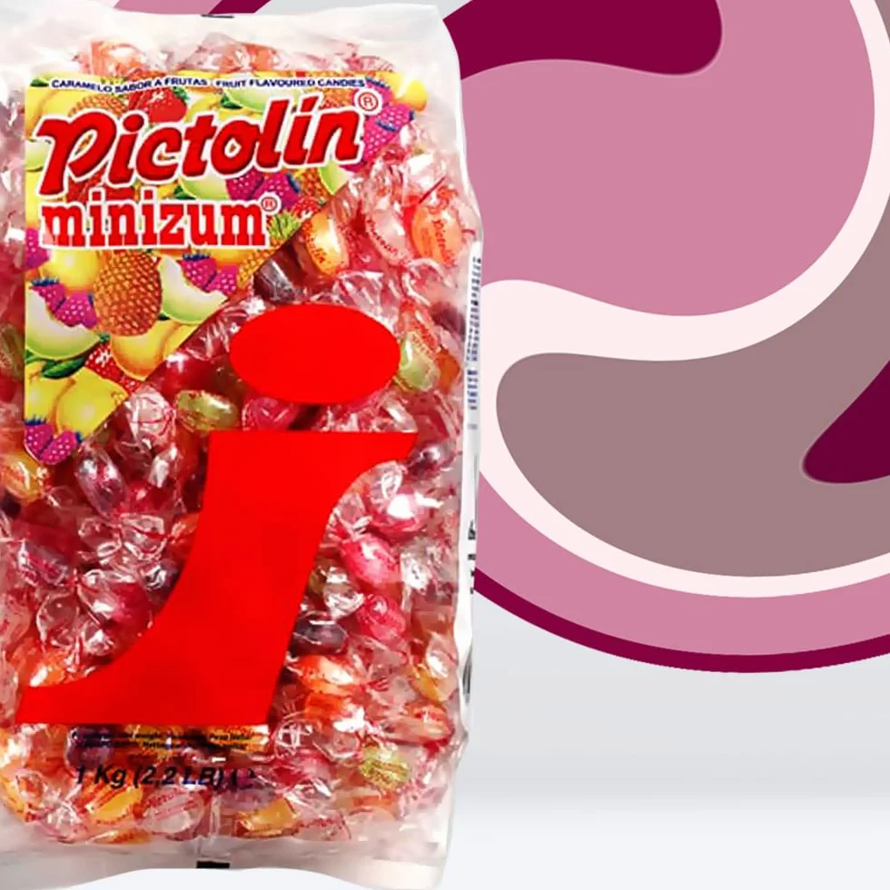 Pictolin Minizum Caramelo sabor frutas 1 kg
