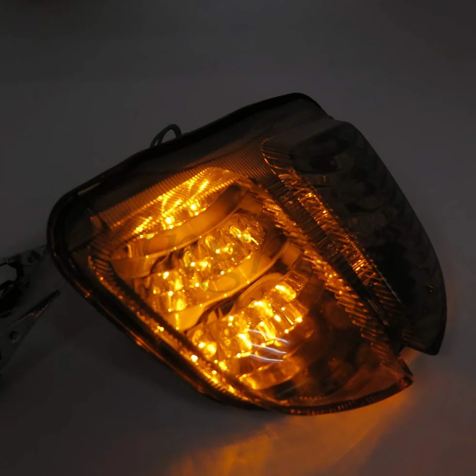 Luz trasera de freno compatible con 2006 2007 Compatible con Suzuki GSXR 600 GSX-R600 750 GSX-R750 Ahumado
