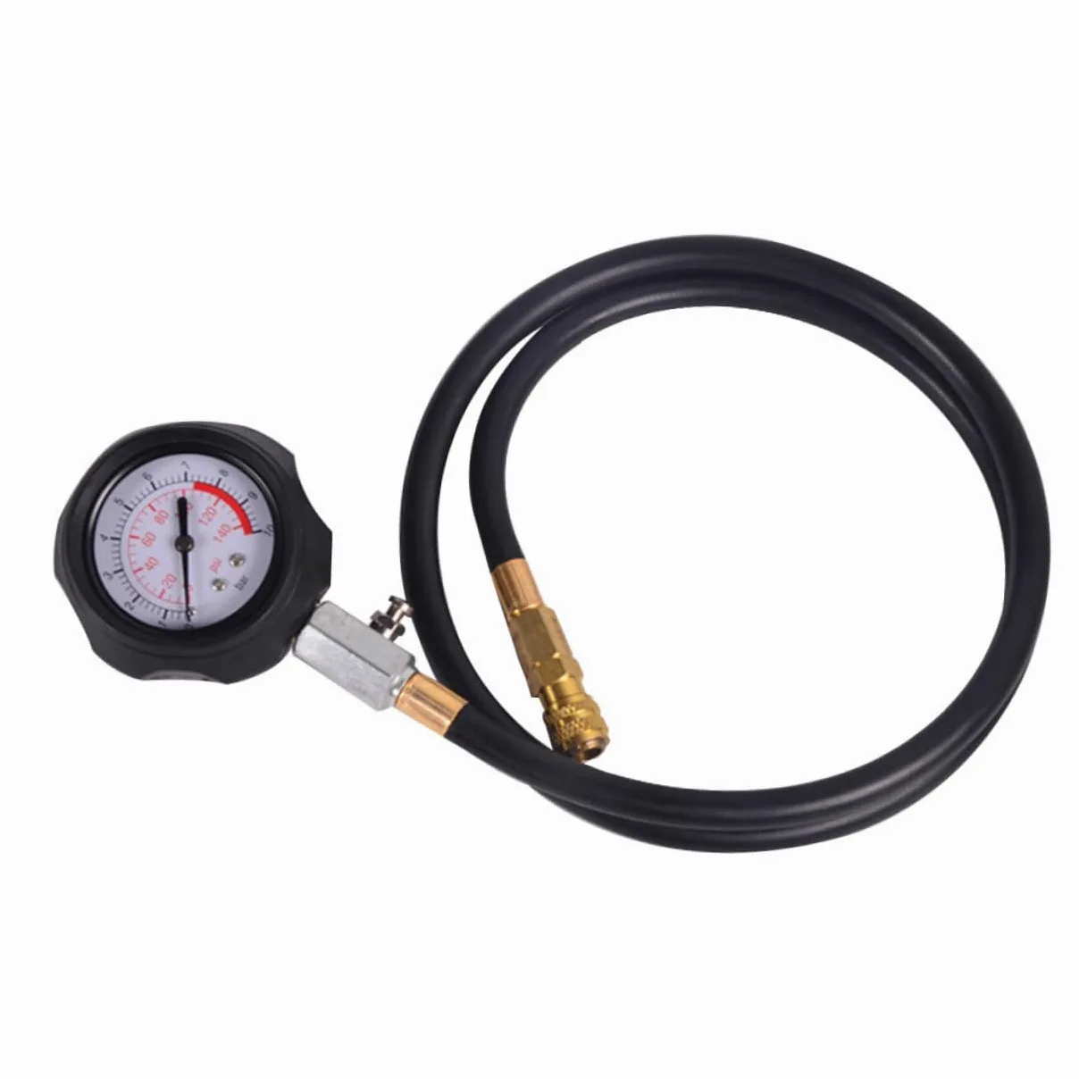 ULTECHNOVO Kit De Medición De Presión De Aceite Motor con Protector De Adecuado para Estuche De Plástico Fácil De Leer