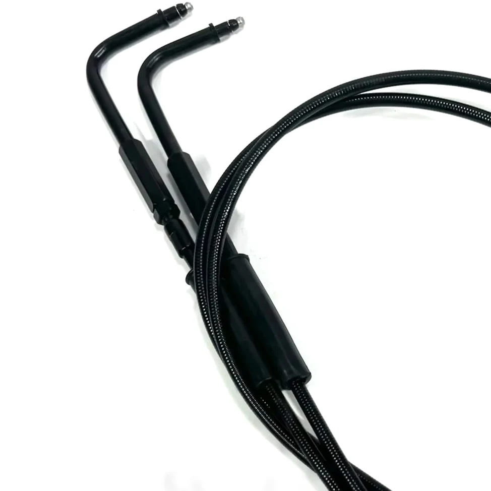 Accesorios para motocicleta, cables negros, Cable de acelerador para Sportster XL1200 883 para Dyna para Road King para Softail para Fat Boy