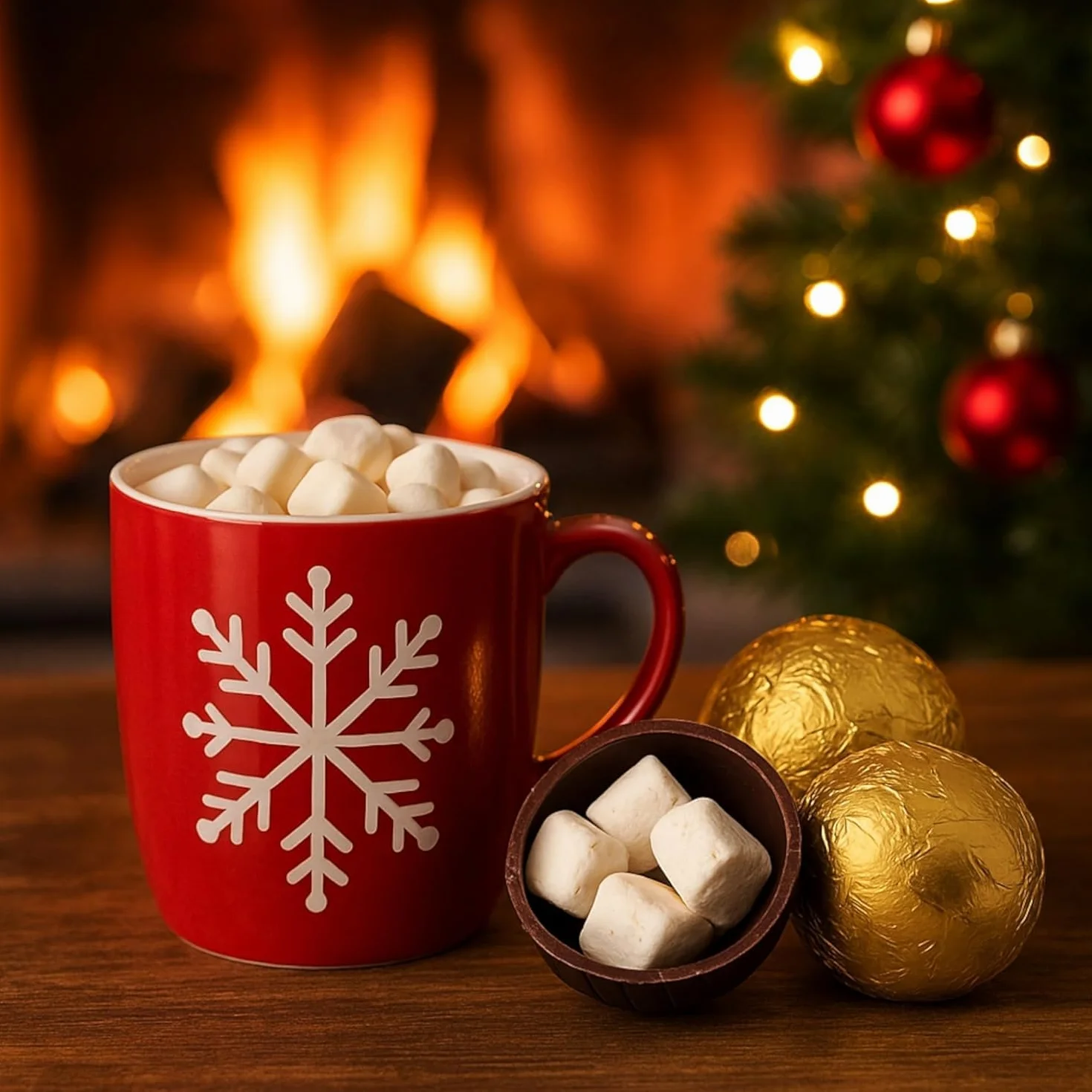 Bolas de Chocolate Caliente Belga con Nubes Pack XXL 12 Bombas Premium Malvaviscos Chocolate a la taza Regalo Navideño