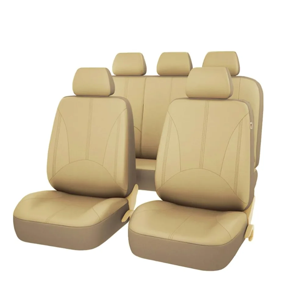 Shkalacar Funda Asiento Coche 9 Piezas Protector Asiento Coche Fundas Coche Asientos Universal 5 Asientos para vehículo SUV