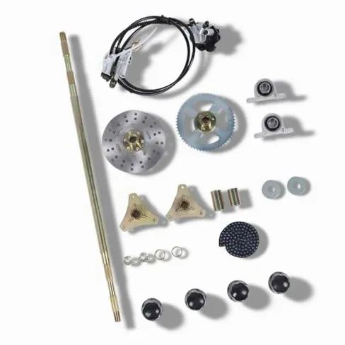 Kit de Eje Trasero Directo para Go Kart, Kit de Mejora de Rendimiento Robusto para Quads ATV, Reemplazo de 29 Pulgadas de Ruedas de Metal con Cubos