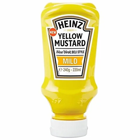 Heinz Amarillo Mostaza Deli York 240g Paquete de 2